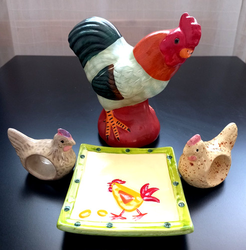 Hahn figur keramik vintage - figur,