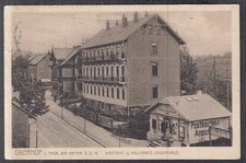 6517. Ak Oberhof Thür. Postamt und Holland's Logierhaus, Postkarten Geschäft