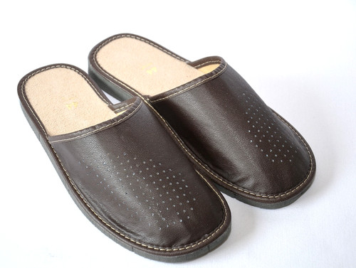 Herren leder hausschuhe neu - herren,