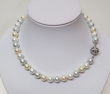 Perlenkette Multicolor 43 cm