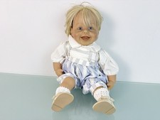 Künstlerpuppe Sammler Brigitte Leman Vinyl Puppe 52 cm. Top Zustand.   