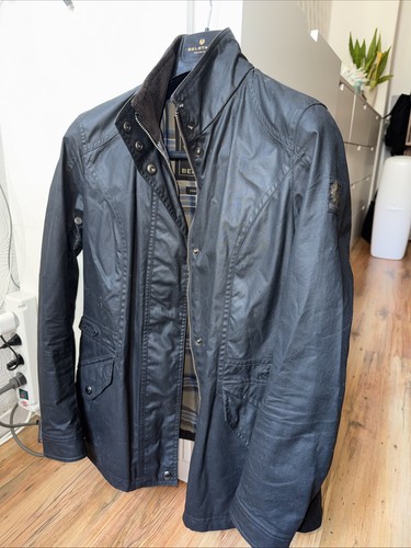 Belstaff wax jacket black - wax,