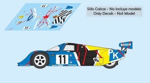 Decals porsche 962 ck6 - decals,