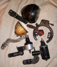 KONVOLUT ALTE FAHRRADLAMPEN-FAHRRADDYNAMO-WERKSTATTFUND-DAIMON