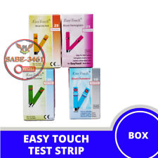 Neu 4 Easy Touch Teststreifen für Glukose, Cholesterin, Harnsäure, Hämoglobin