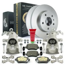 Bremssättel Bremsbeläge Bremsscheiben hinten für Opel Astra G H Meriva B Zafira