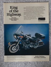 Original Werbung Harley-Davidson FLT