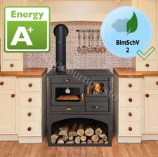 Küchenofen Holzherd Backofen Rauchrohr Links Prity 1P34 10,1kw BImSchV2 EEK-A