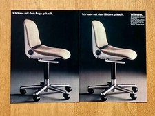 Wilkhahn Bürostuhl Stuhl chair Bad Münder Original 1978 Vintage Advert Werbung