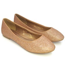 Flache Damen-Pumps Slipper