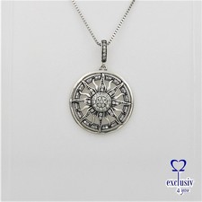 Silberschmuck Sonne Anhänger