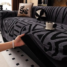 Fleece Boho Sofa-Handtuch