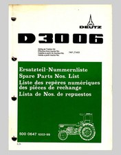 DEUTZ D 3006 Schlepper