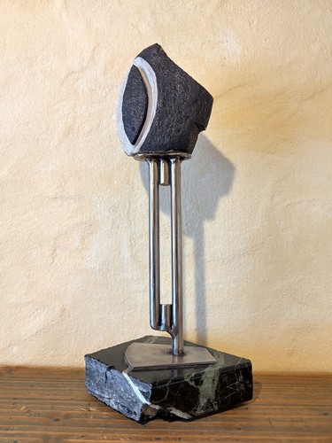 Skulptur goldene fackel des - goldene,