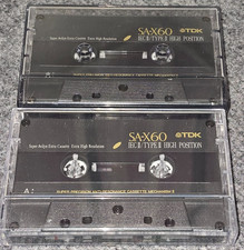 TDK SA-X 60 *UNBESCHRIFTET* Leerkassette MC Tape Version 2