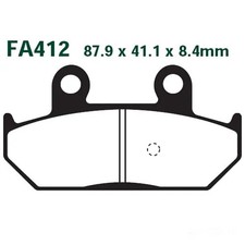 Bremsbelag EBC SFAC412 hinten