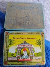 Zigarettendose Blech Simon Arzt Egyptian Cigarette Manufactory 70 L Large Size