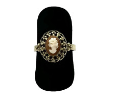 925/- Silberring, Gemme, Gr