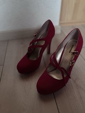 rote Graceland Riemchenpumps