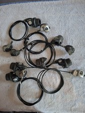 Konvolut von 6 Shimano Drehgriffschaltungen mit Klickboxen  defekt.