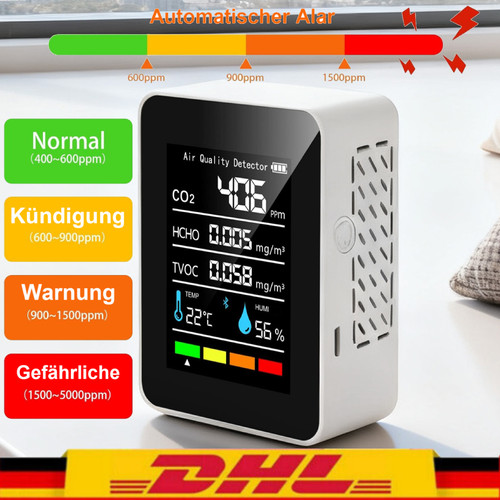 5in1 co2 messgerät - co2,