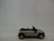 Miniatur Sammler Auto / BMW / Hellgrauer BMW Mini Cabrio