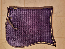 Barock Antik Schabracke samt blau WB Dressur von Waldhausen Friesen