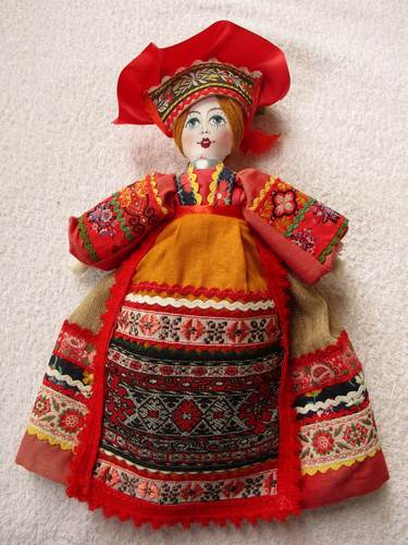 Dekorationspuppe aus russland - dekorationspuppe,
