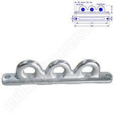 3-fach Trennwandhalter aus