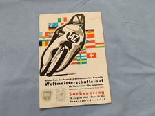 Programmheft Sachsenring GP von Deutschland 1962 DDR ADMV Motorsport