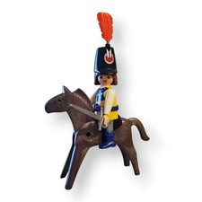 Playmobil Figur Reiter Soldat Frankreich Uniform Pferd Napoleon Kavallerie