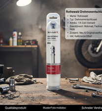 Rothewald Drehmomentschlüssel SCHLÜSSEL 1/4 Z. 5-25NM