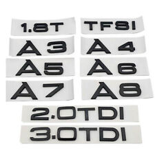 Für Audi A3 A4 A5 A6 A7 A8 1.8 T 2.0 3.0 TDI TFSI Embleme Aufkleber Logo Badge