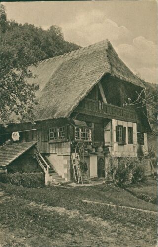 Ansichtskarte bauernhaus - bauernhaus, in