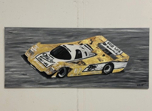 Original painting porsche 962 - original,