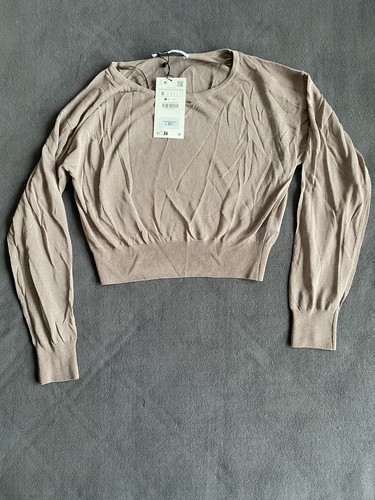 Zara semi sheer pullover seide - zara,