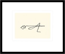 Pablo Picasso Poster Kunstdruck Bild im Alu Rahmen Der Grashüpfer 55x65cm Neu