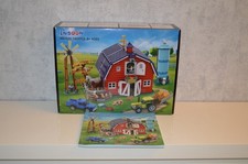 Insoon Klemmbausteine -Bauernhof/Scheune -, mit Beleuchtung