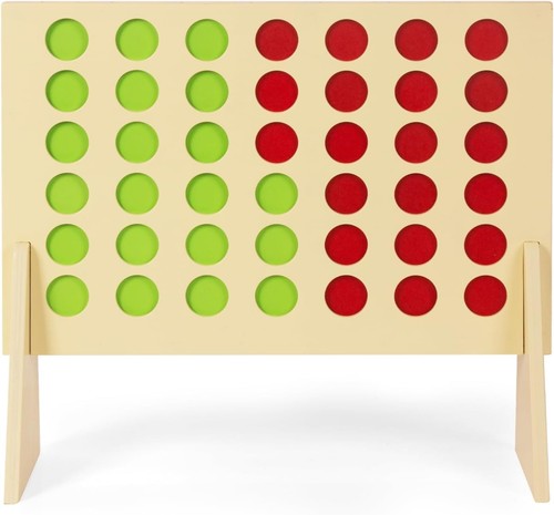 Vier gewinnt holz brettspiel - vier,