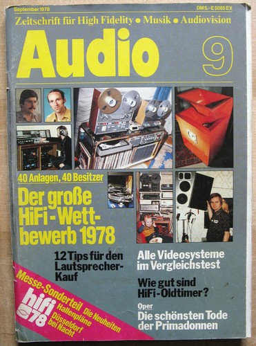 Audio 1978 - audio, 9/1978