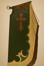 Handgefertigte Leder Bull