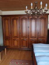 schlafzimmer komplett massivholz Nußbaum antik