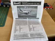 REVELL 04207 - Bombardier CHALLENGER CL 604  -Flugzeug Modellbausatzanleitung