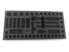 KS TOOLS 1/3 Systemeinlage 3/8'' Steckschlüssel-Satz Werkzeugwagen Einlage Zoll