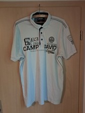 Poloshirt Camp David weiß, 4XL