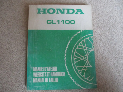 Handbuch honda 1100 - 3., gl