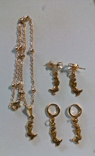 Kinderschmuckset:12-15 Jahre goldfarben ca.35cm