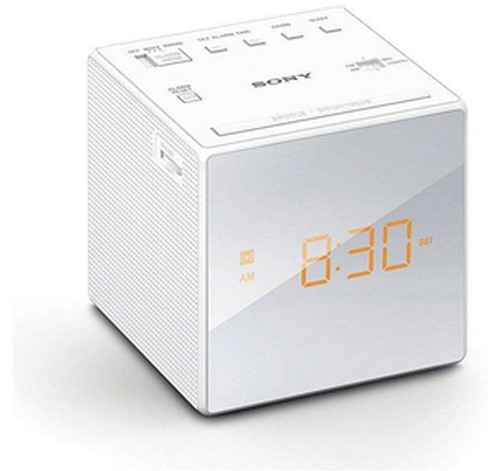 Sony icf uhrenradio weiß - icf-c1,