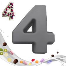 Kuchenform Zahlen Silikon Backform Zahlen 3D Numbers Cake Kuchenbackform Zahl...