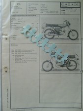 Kraftrad Simson S 50 B1 Mokick 1974 DDR KFZ-Brief KTA Vorlage f. Zulassung